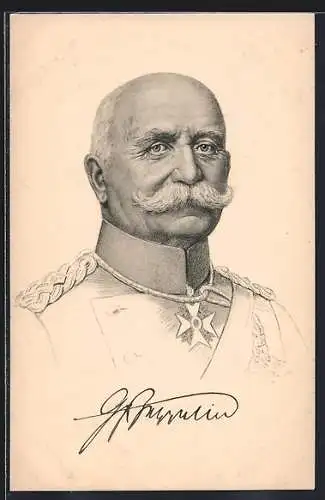 AK Ferdinand Graf von Zeppelin, Offizier