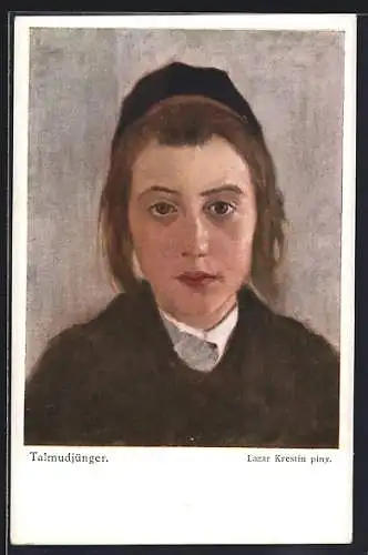 AK Talmudjünger, Junger Mann mit Kappe