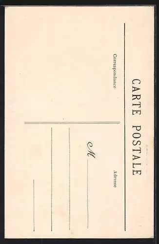 AK Quimper, Mann und Frau in Tracht