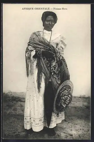 AK Femme Hova, afrikanische Volkstypen