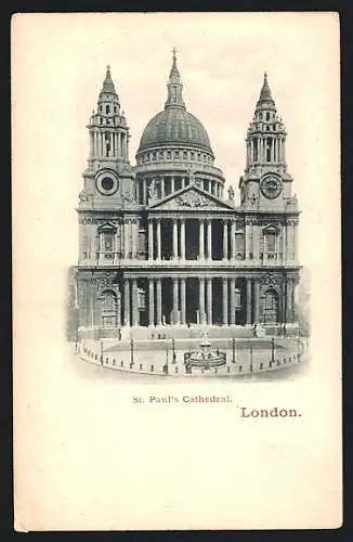 AK London, St. Paul`s Cathedral