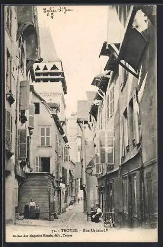 AK Troyes, Rue Urbain IV
