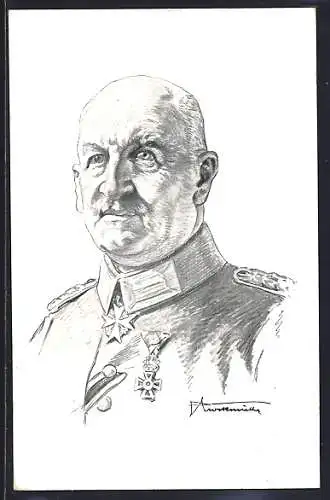 AK Portrait von General von Linsingen