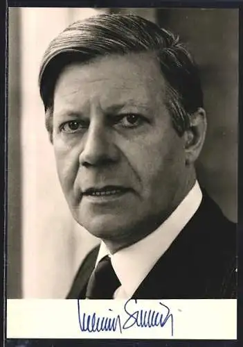 AK Portrait Bundeskanzler Helmut Schmidt