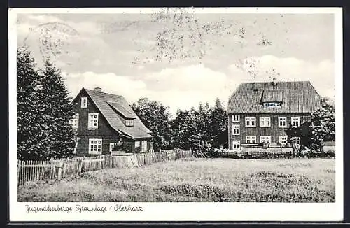 AK Braunlage im Harz, an der Jugendherberge
