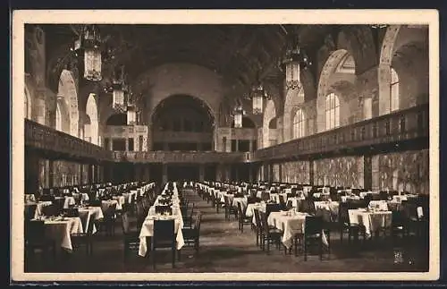 AK Berlin-Tiergarten, Weinhaus Rheingold, Innenansicht des Kaiser-Saal, am Potsdamer Platz