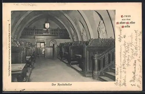 AK Berlin, Gasthof Kaiser-Keller, Apostel-Keller, Friedrichstrasse