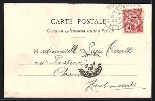 AK Paris, Boulevard des Italiens, Le Bureau des Omnibus