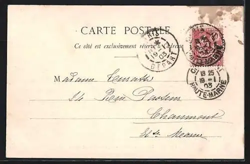 AK Paris, Rue Lafayette, Square Montholon