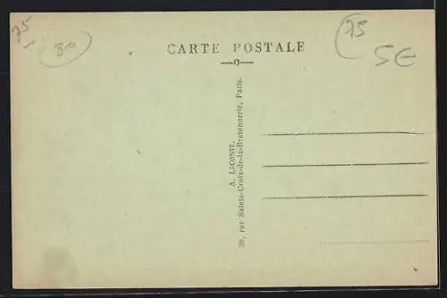 AK Paris, La Rue de Babylone et Rue Vaneau