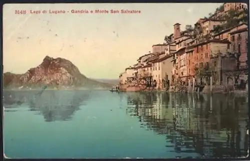 AK Gandria /Lago di Lugano, Gandria e Monte San Salvatore