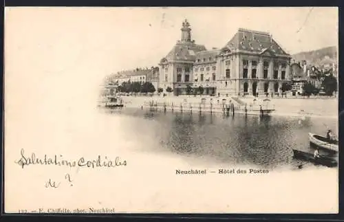 AK Neuchatel, Hotel des Postes