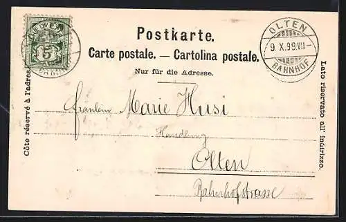 AK Neuchatel, Hotel des Postes