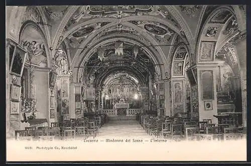 AK Locarno, Madonna del Sasso, L'interno