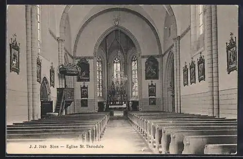 AK Sion, Eglise St. Theodule, Interieur