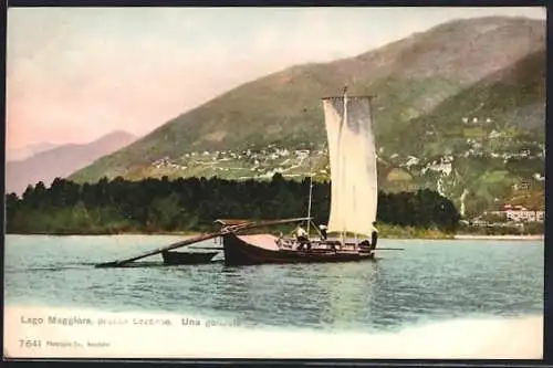 AK Locarno, Lago Maggiore, Una gondole