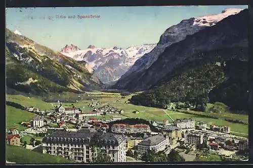 AK Engelberg, Teilansicht mit Titlis und Spannörter