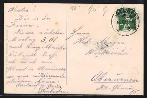 AK Engelberg, Teilansicht mit Titlis und Spannörter