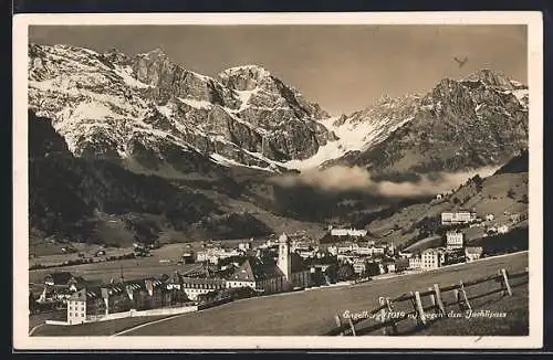 AK Engelberg, Ortspanorama gegen den Juchlipass