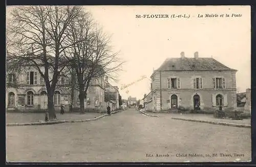 AK St-Floxier, La Mairie et la Poste