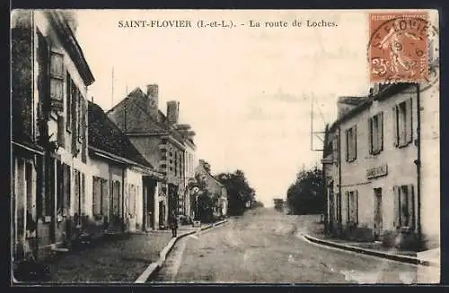 AK Saint-Flovier, La route de Loches