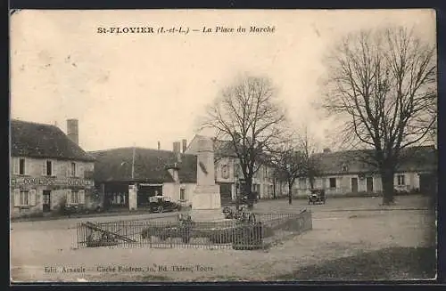AK St-Flovier, La Place du Marché