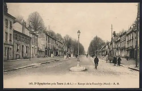 AK Saint-Symphorien près Tours, Rampe de la Tranchée (Nord)