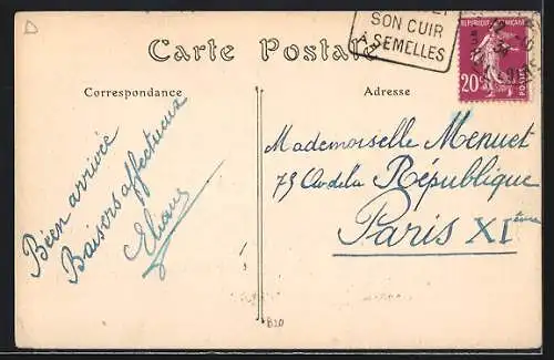 AK Saint-Symphorien, Avenue de Paris et place de la Tranchée (Sud-Ouest)