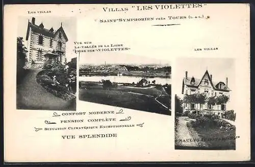 AK Saint-Symphorien, Villas Les Violettes avec vue sur la vallée de la Loire et confort moderne