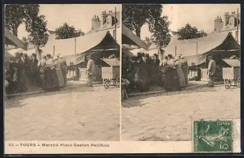 AK Tours, Marché Place Gaston Paillhou