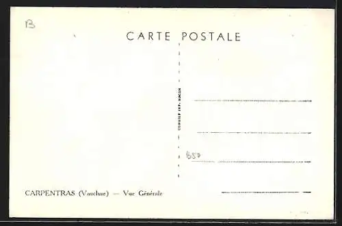 AK Carpentras, Vue Générale