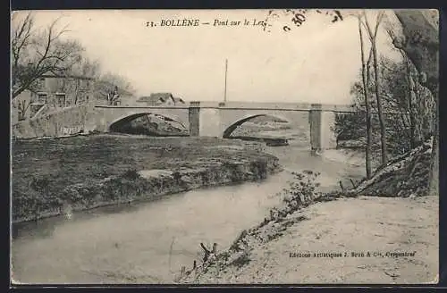 AK Bollène, Pont sur le Lez