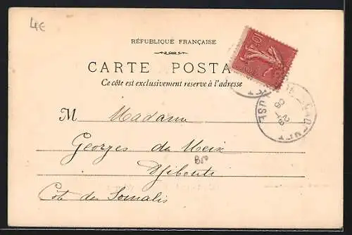 AK Cadenet, Quartier de l`Hospice avec vue sur les champs et le clocher