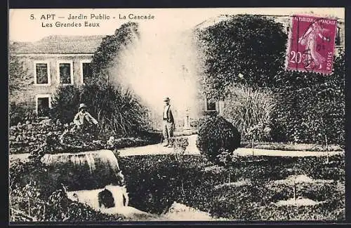 AK Apt, Jardin Public, La Cascade Les Grandes Eaux