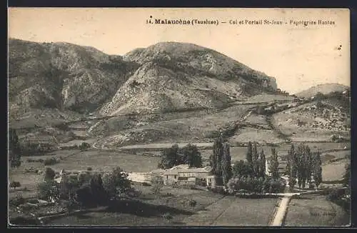AK Malaucène, Col et Portail St-Jean, Papeteries Hautes