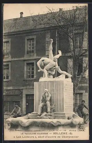 AK Bollène, Les Lutteurs, chef-d`oeuvre de Charpentier