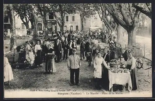 AK Sorgues, Le Marché, Place de la Mairie