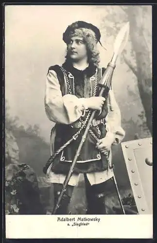 AK Adalbert Matkowski als Siegfried
