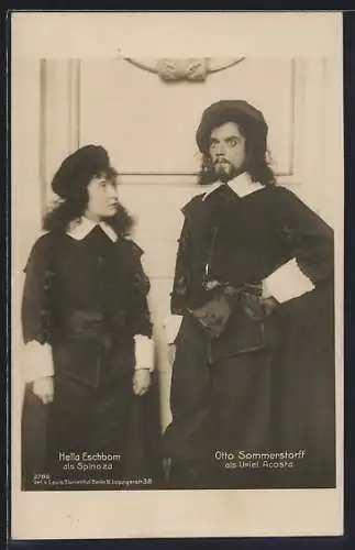 AK Hella Eschborn als Spinoza und Otto Sommerstorff als Uriel Acosta