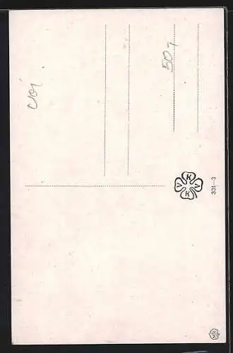 AK Tschechisches Mädchen in Trachtenkleidung