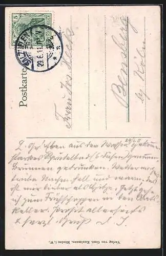 AK Familie in Schaumburg-Lippischer Landestracht