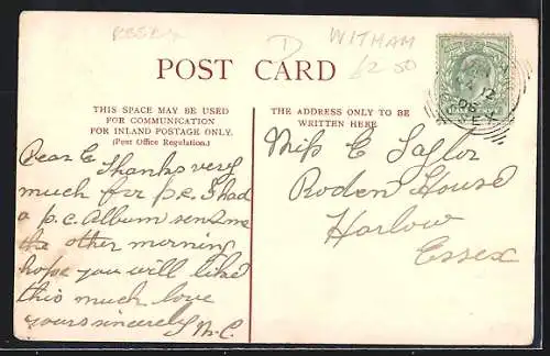 AK Witham, Recreation Ground