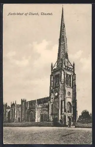 AK Thaxted, North-West of Church