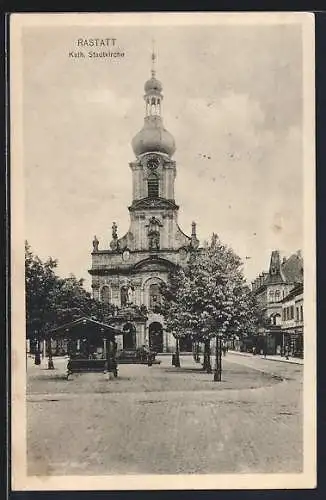 AK Rastatt, Katholische Stadtkirche