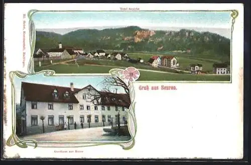 AK Beuron, Gasthaus zur Sonne, Totalansicht