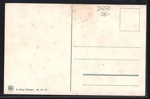 AK Oberkirch i. B., Schule, Strassenpartie an der Rench