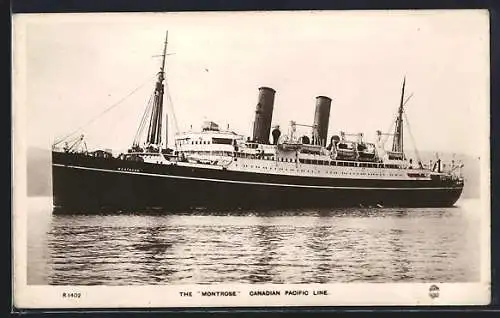 AK Passagierschiff Montrose bei ruhiger Fahrt, Canadian Pacific Liner