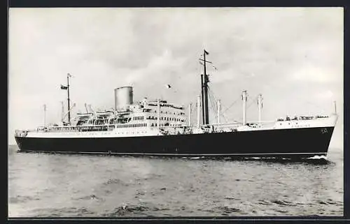 AK Dampfer Ruahine in Fahrt