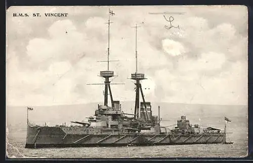 AK HMS St. Vincent auf See