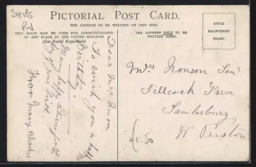 AK The Battle of Trafalgar, Kriegsschiffe